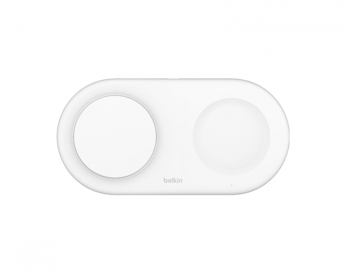 Belkin Boost Charge Pro 2-in-1 Qi2 Magnetic Charging Pad - White