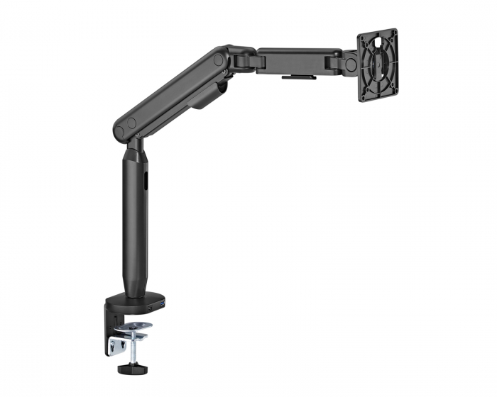 MaxMount Flexy Monitor Arm 11kg USB-Ports 17”-35” Black - 1 Screen