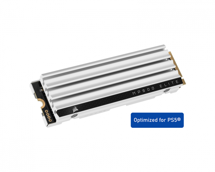 Corsair MP600 Elite PCIe Gen4 x4 NVMe M.2 SSD for PS5 - 4TB - White