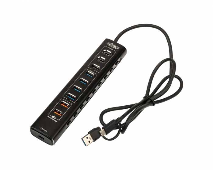 Nitro Concepts UH1 10-port Hybrid USB HUB