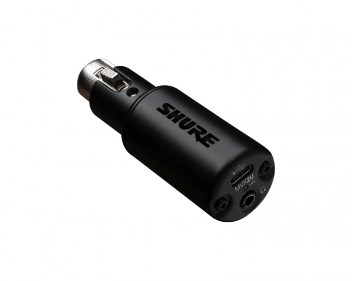 Shure MVX2U - Digital Audio Interface - XLR to USB Adapter