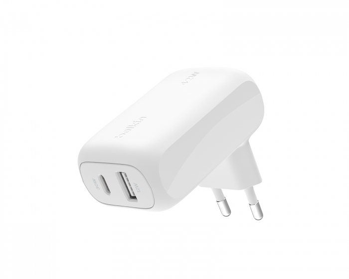 Belkin Boost Charge 42W USB-C & USB-A Wall Charger - White