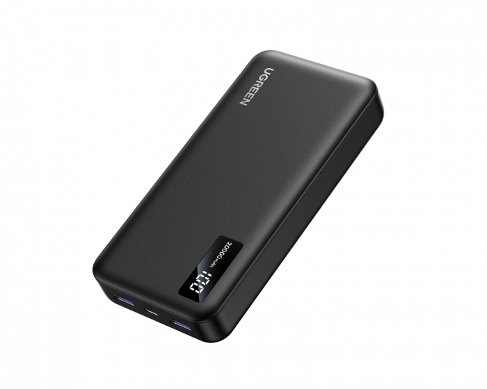 UGREEN Two-Way Fast Charging Power Bank 20000 mAh - Black