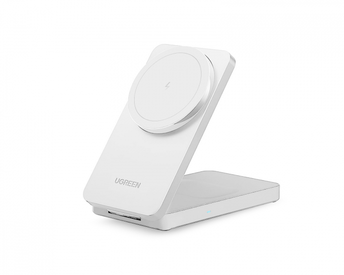 UGREEN 2-in-1 Magnetic Wireless Charger - White