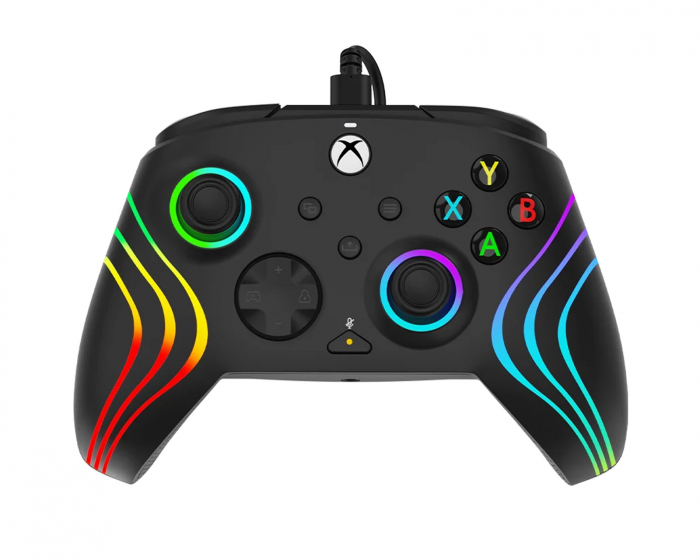 PDP Afterglow Wave Wired Controller - Black (PC/Xbox)