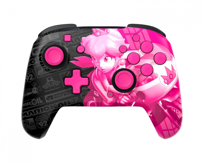 PDP Rematch Wireless Controller GLOW (Nintendo Switch) - Grand Prix Peach