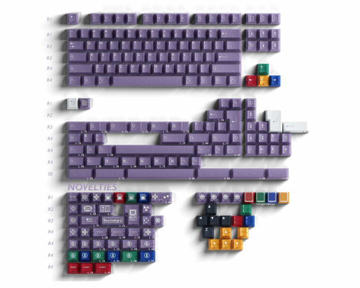 KBDfans PBTfans Atomic Purple - Base kit