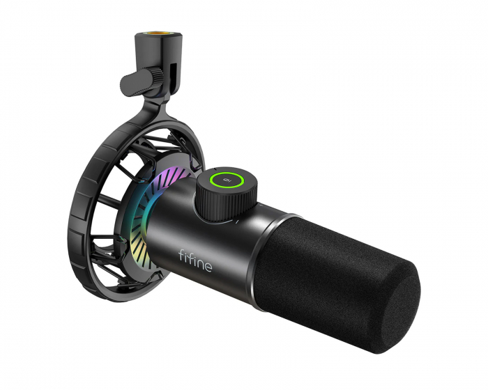 Fifine K658 USB Microphone RGB - Black