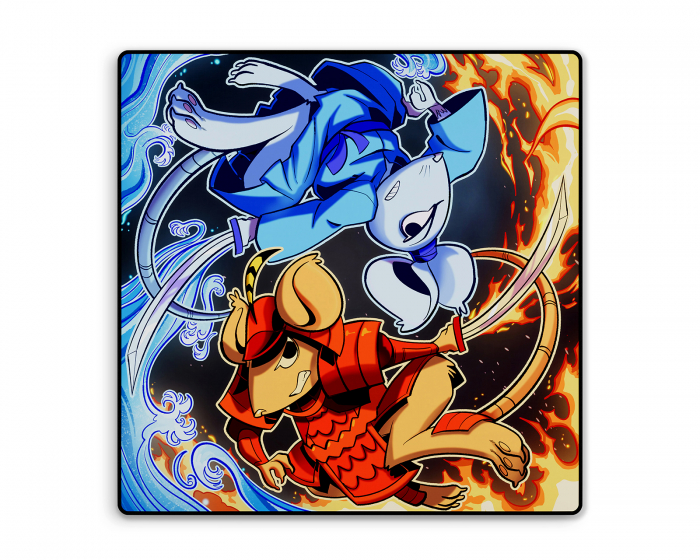 InfinityMice The Duel - Gaming Mousepad - XL Square (DEMO)