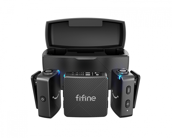 Fifine M9 Dual Wireless Microphone System (DEMO)