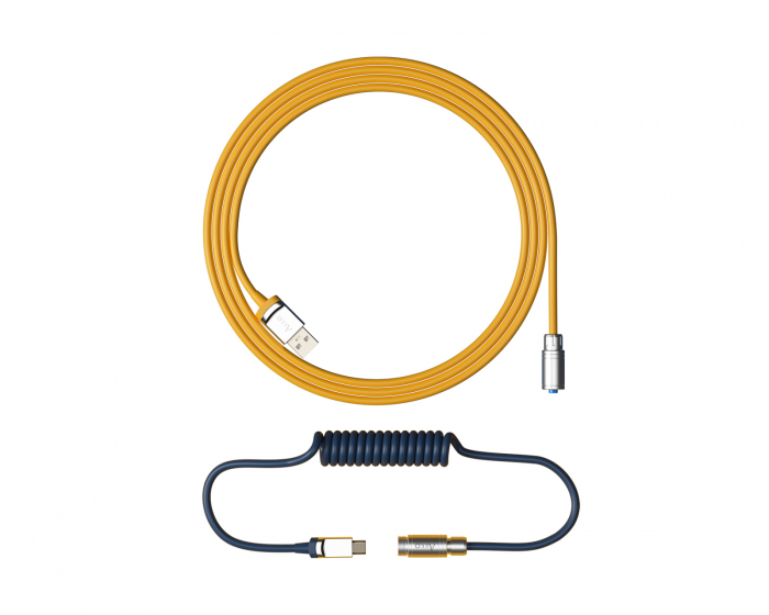 Akko Custom Coiled Aviator USB-C Cable V2 - Macaw  (DEMO)