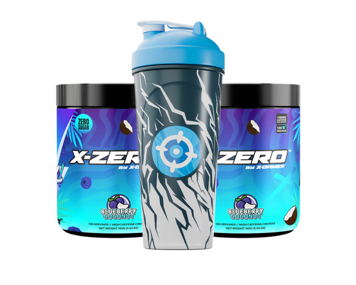 X-Gamer X-Zero Blueberry & Coconut - 2 x 100 Servings