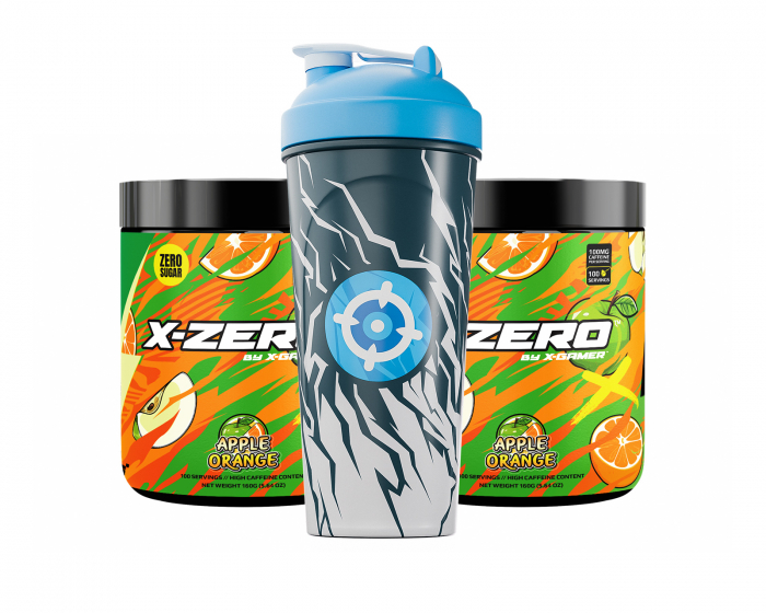 X-Gamer X-Zero Apple Orange - 2 x 100 Servings