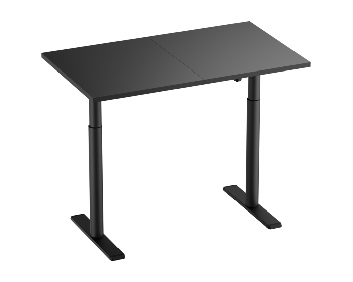 MaxMount Height Adjustable Desk 1200x700mm - Black