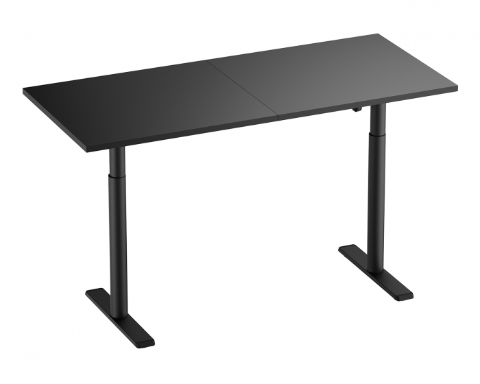 MaxMount Height Adjustable Desk 1600x700mm - Black