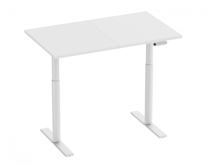 MaxMount Premium Height Adjustable Desk 1200x700mm - White