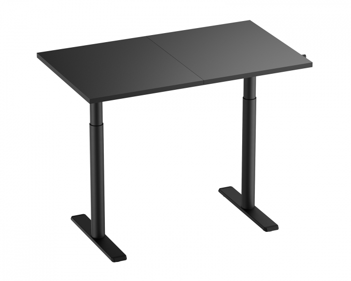 MaxMount Height Adjustable Desk 1200x700mm Manual - Black