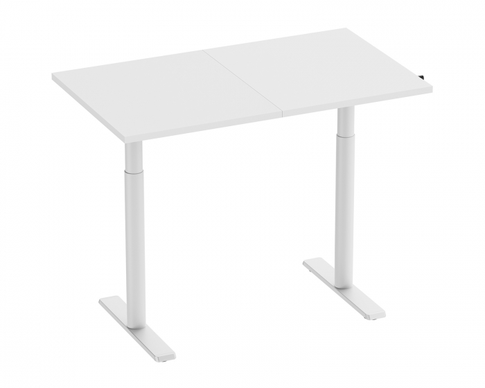 MaxMount Height Adjustable Desk 1200x700mm Manual - White