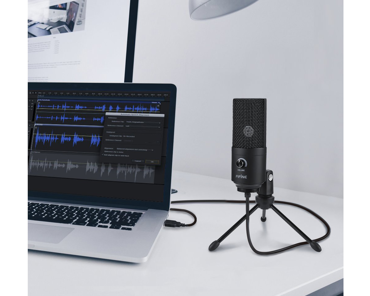 Fifine USB Desktop Microphone K669B - MaxGaming.com