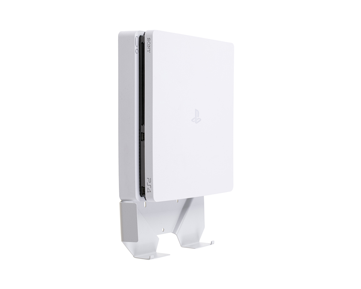 Playstation 4 PS4 SLIM Wall Mount White Vimount 