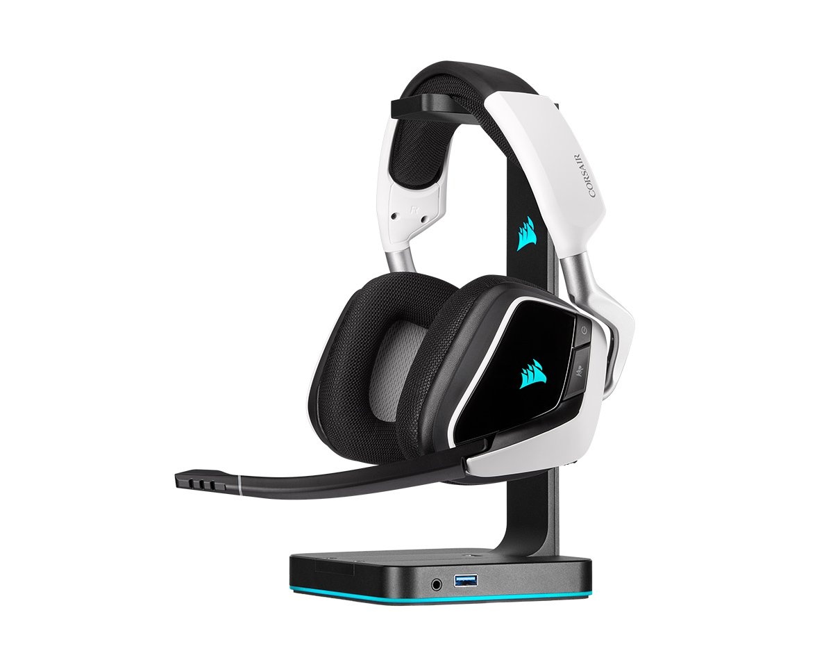 Corsair VOID RGB ELITE Wireless Premium Gaming Headset 7.1 White