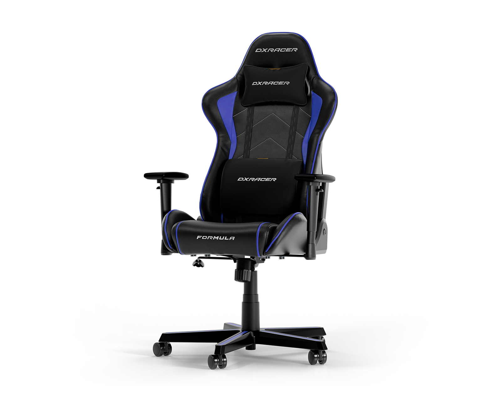 DXRacer FORMULA L Black Indigo PVC Leather MaxGaming