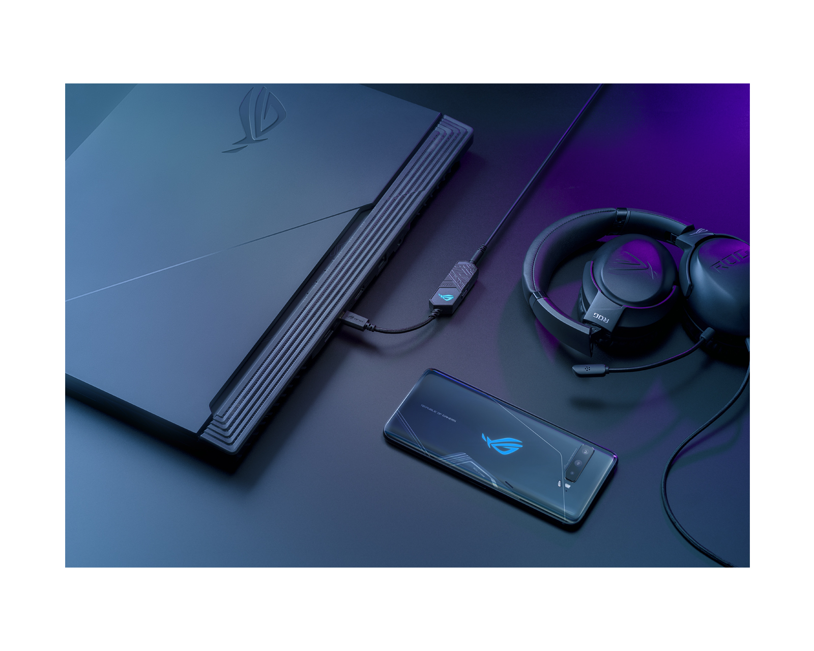 Asus ROG CLAVIS USB C to 3 5mm DAC MaxGaming