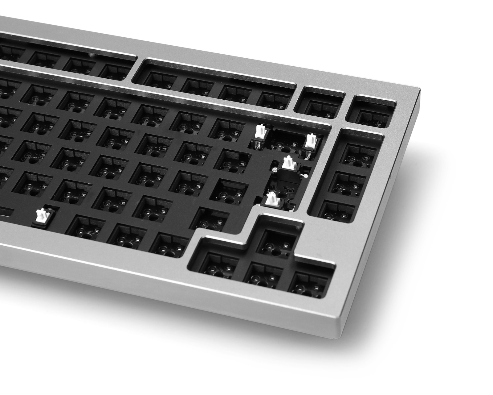 Keychron Q1 QMK ISO Barebone - Spacy Grey - MaxGaming.com