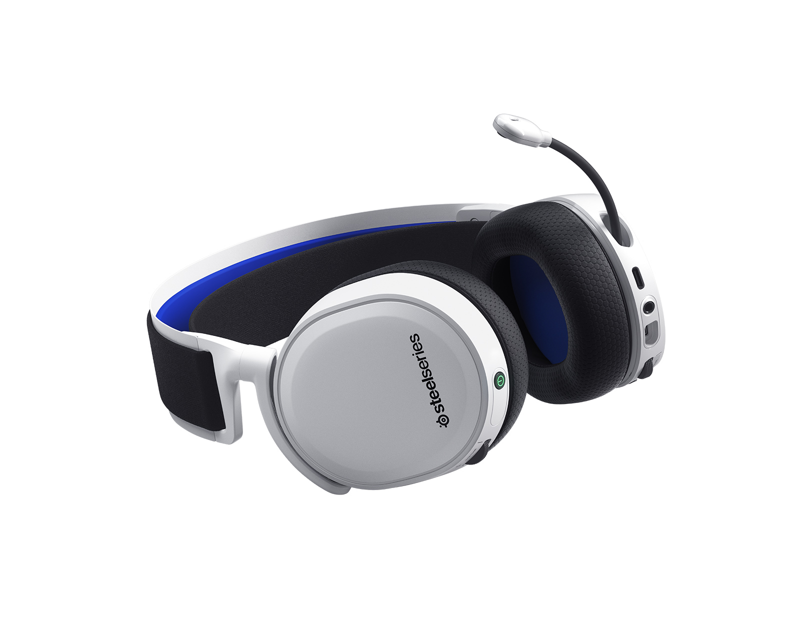 SteelSeries Arctis 7P Wireless Gaming Headset White Blue