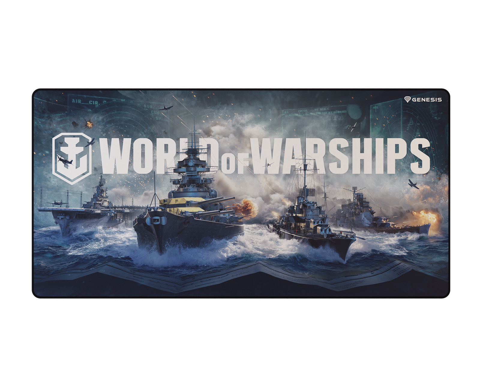 Genesis Carbon 500 Maxi Mousepad World Of Warships Armada