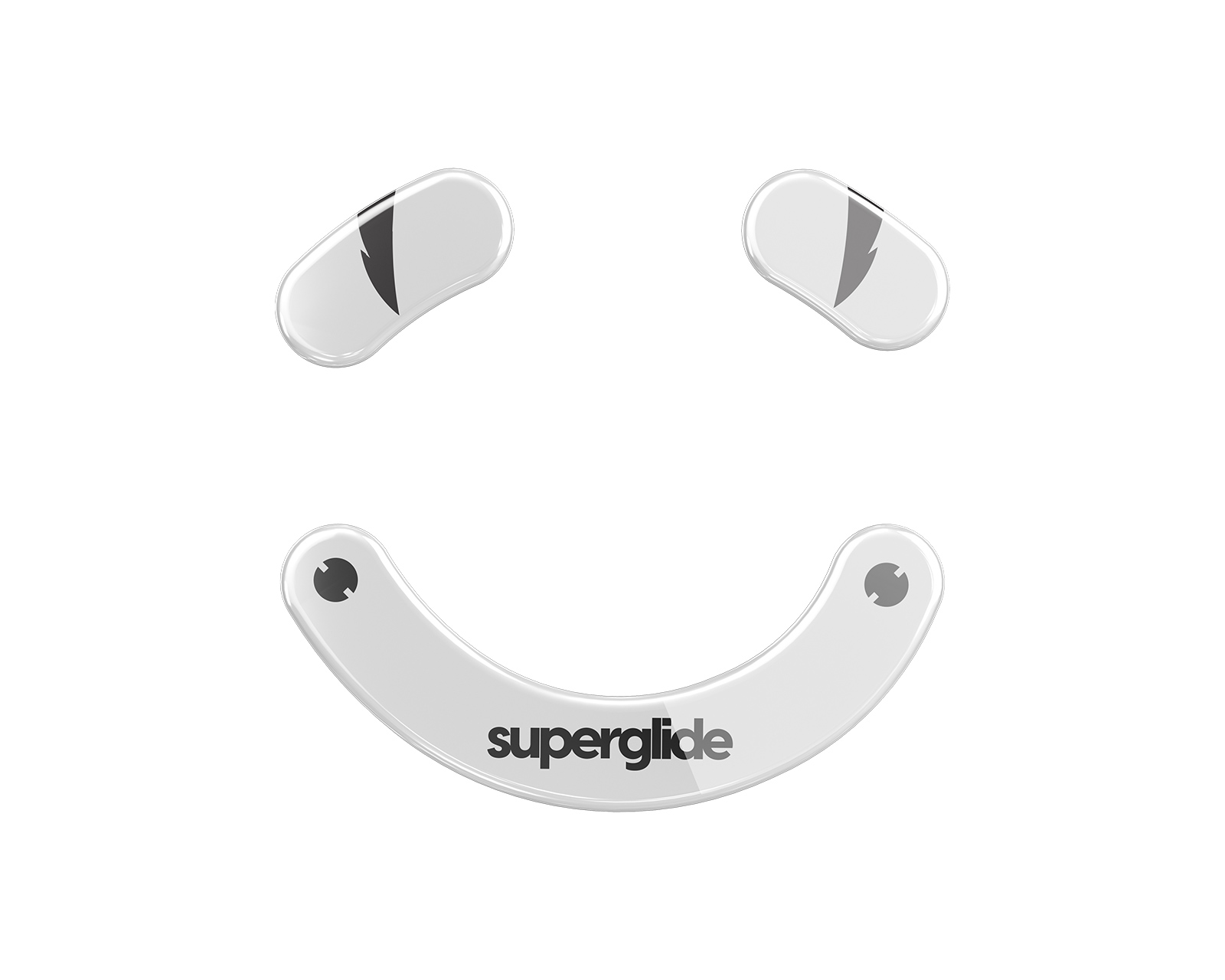 Superglide Glass Skates for Razer DeathAdder V3 Pro - White