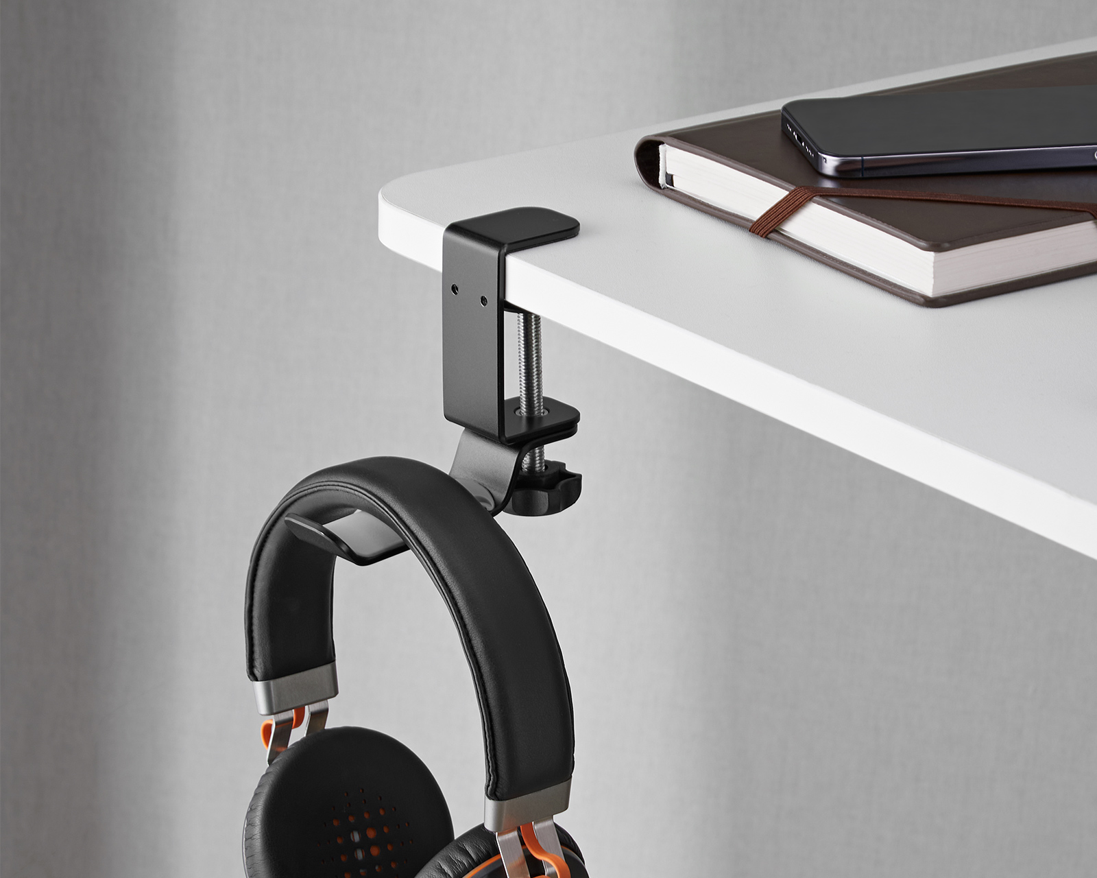 MaxMount Clamp On Universal Headphone Holder Black MaxGaming