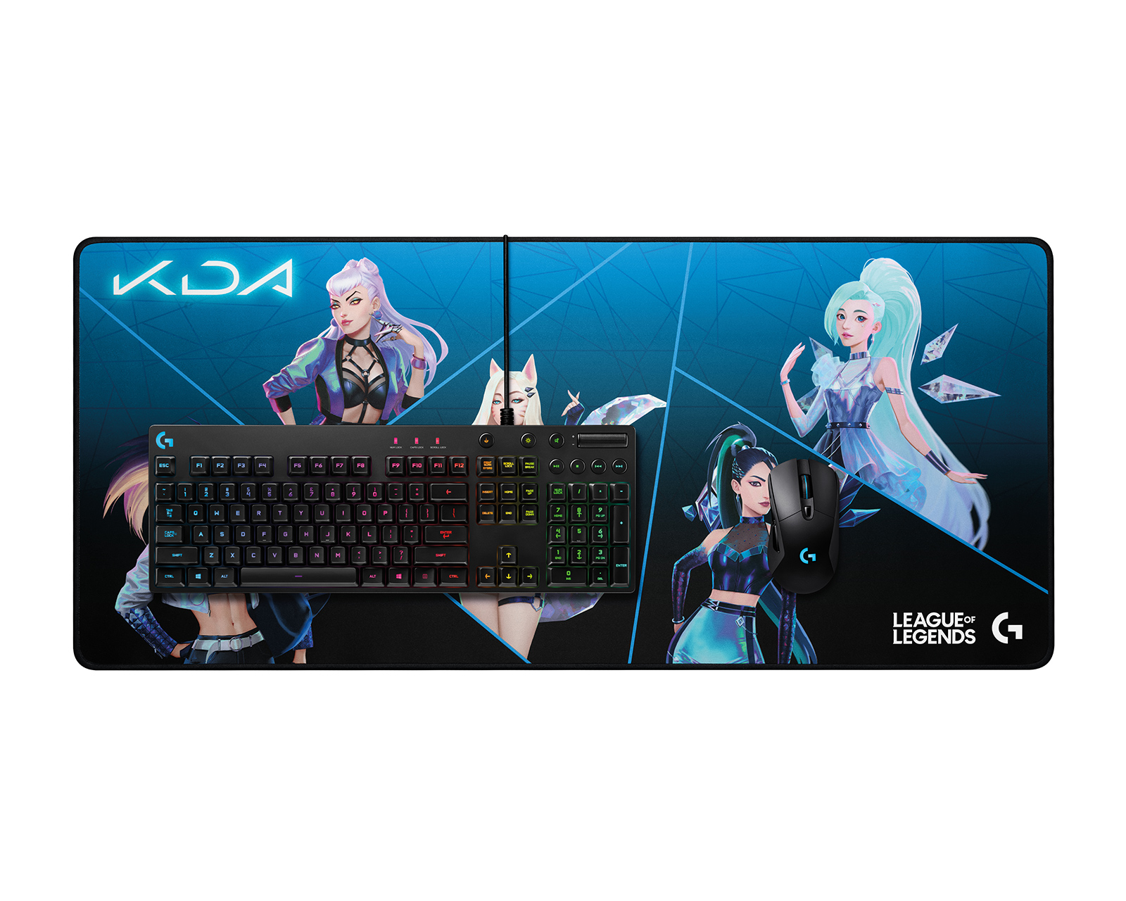 Logitech G840 XL Gaming Mouse Pad KDA Edition