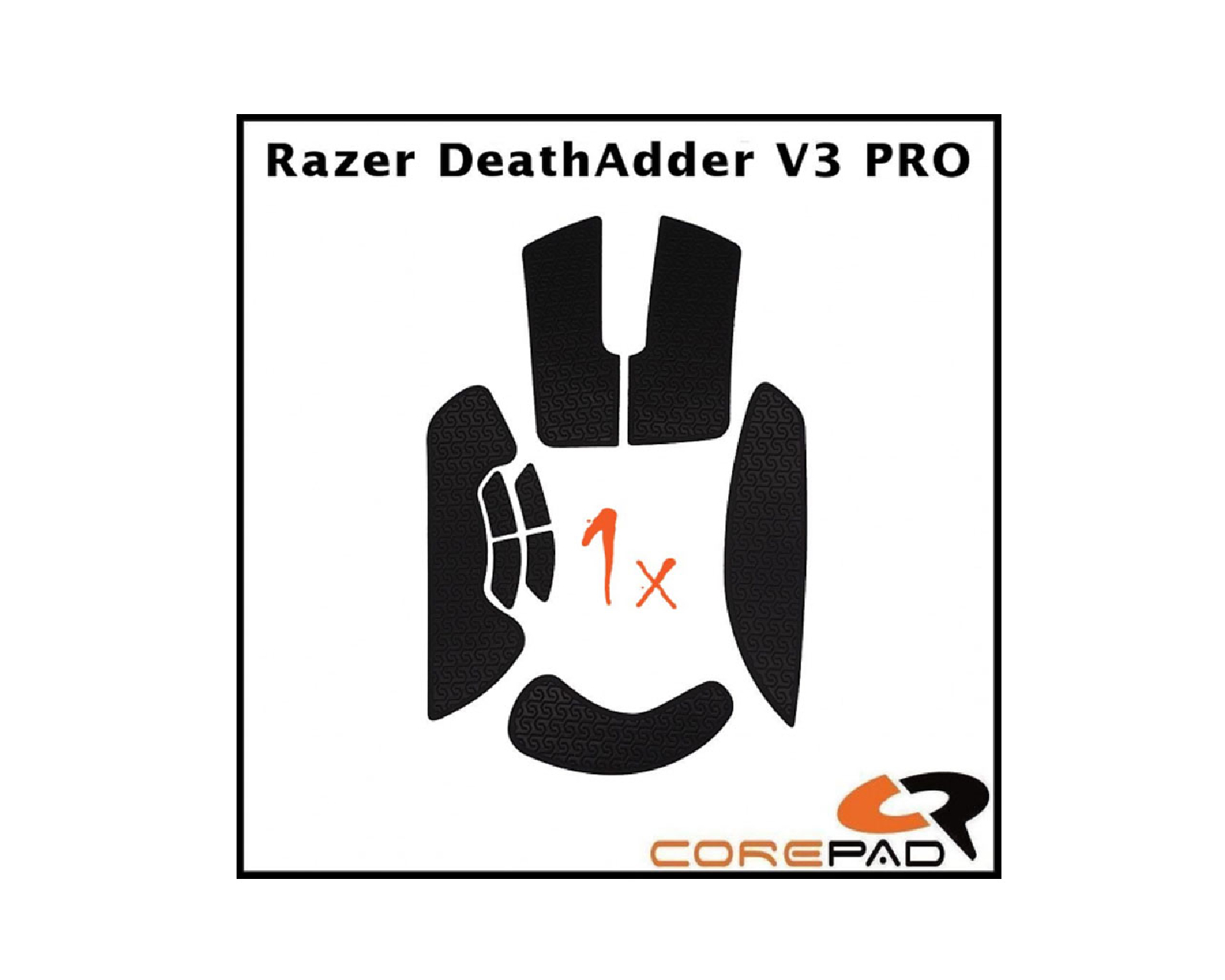 Corepad Soft Grips for Razer DeathAdder V3 PRO - White - MaxGaming.com