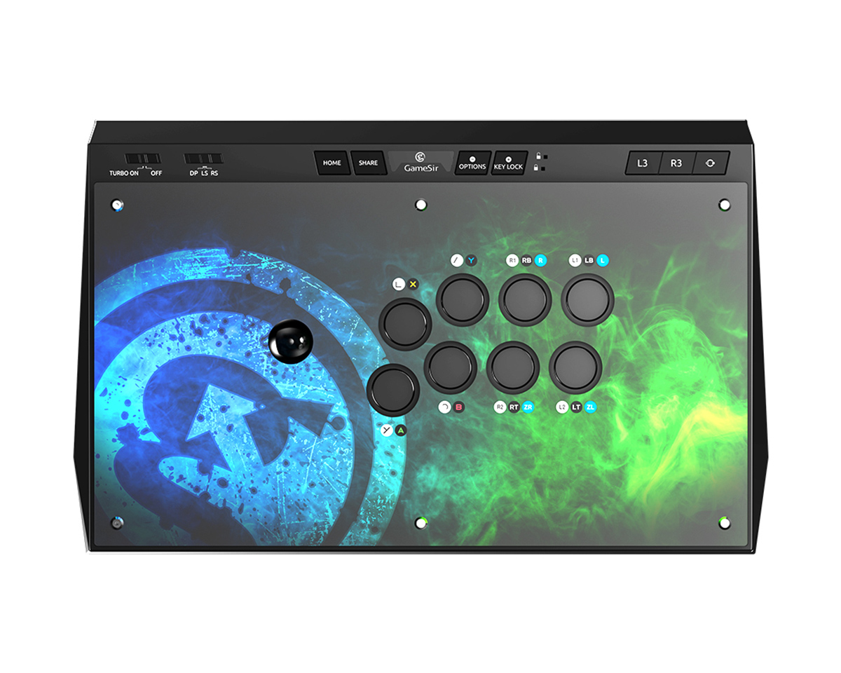 GameSir C2 Arcade Fightstick - Arcade Stick (Xbox One/PS4/Switch/PC)