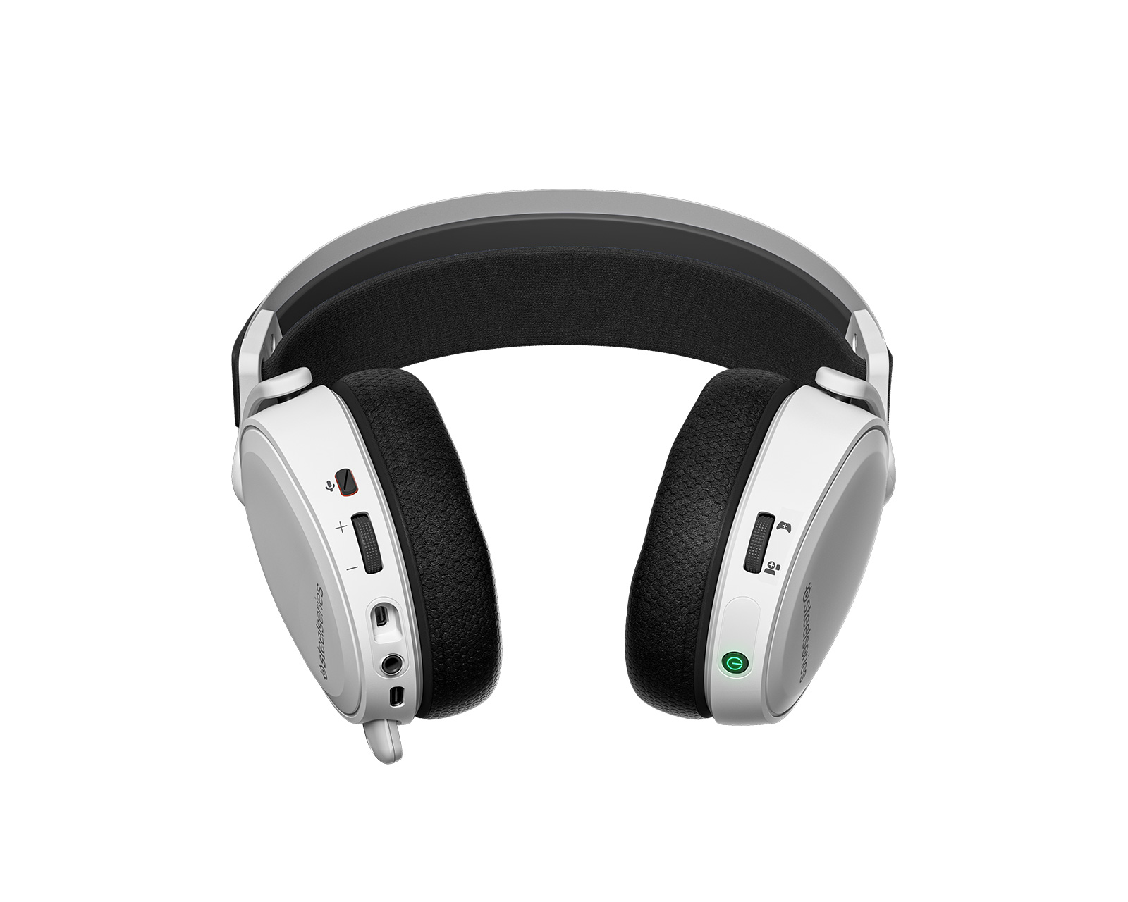 SteelSeries Arctis 7+ Wireless Gaming Headset - White - MaxGaming.com