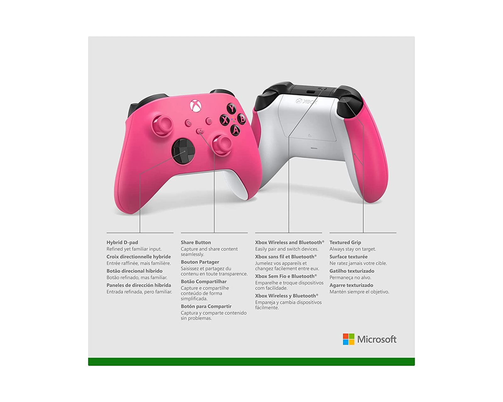 Custom Xbox One / S hotsell Controller (pink stripe)