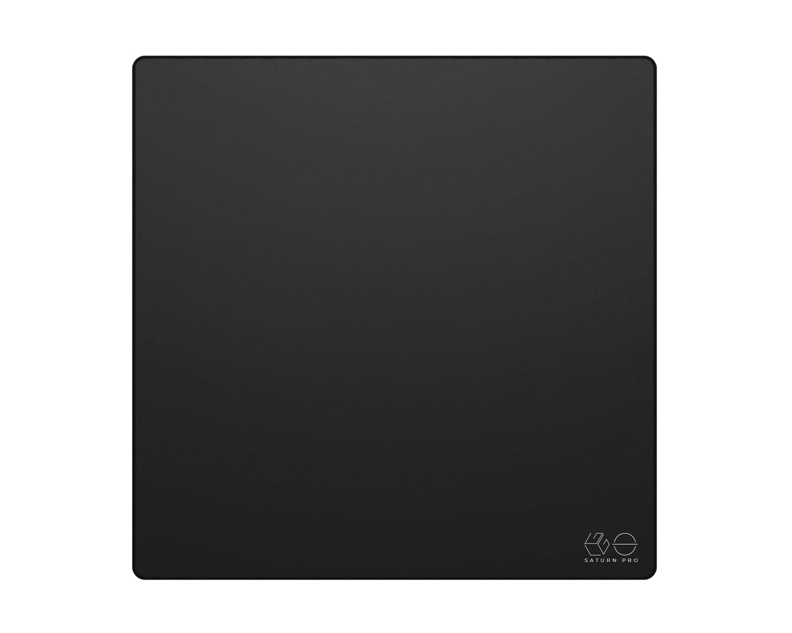 Lethal Gaming Gear Saturn PRO Gaming Mousepad - XL Square - Soft - Black