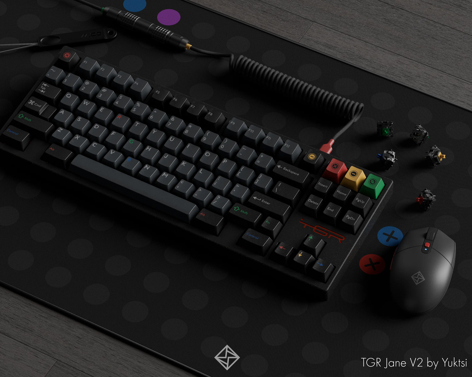 KBDfans PBTfans Retro Dark Lights - Base Kit - MaxGaming.com