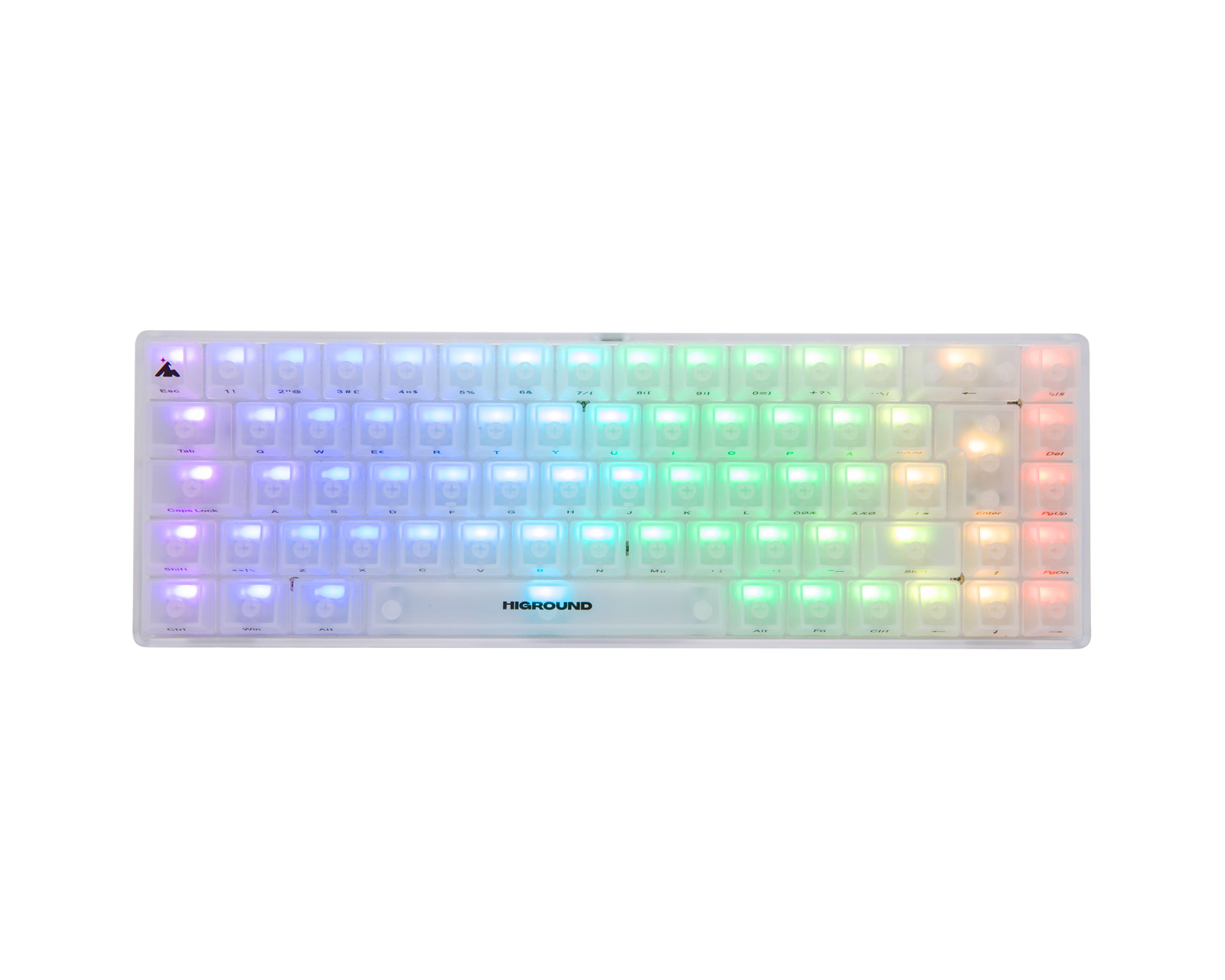 MaxGaming Custom Mechanical Keyboard Bundle - 60% - White 