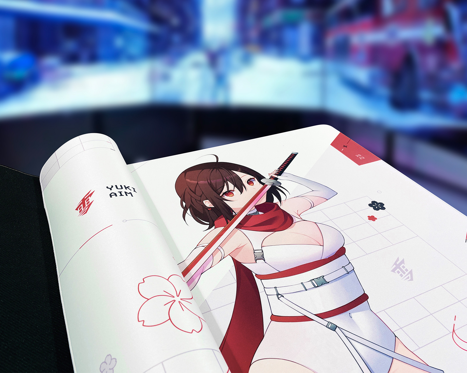 Yuki Aim Yuki Pad 2023 - Katana - White - XL - MaxGaming.com