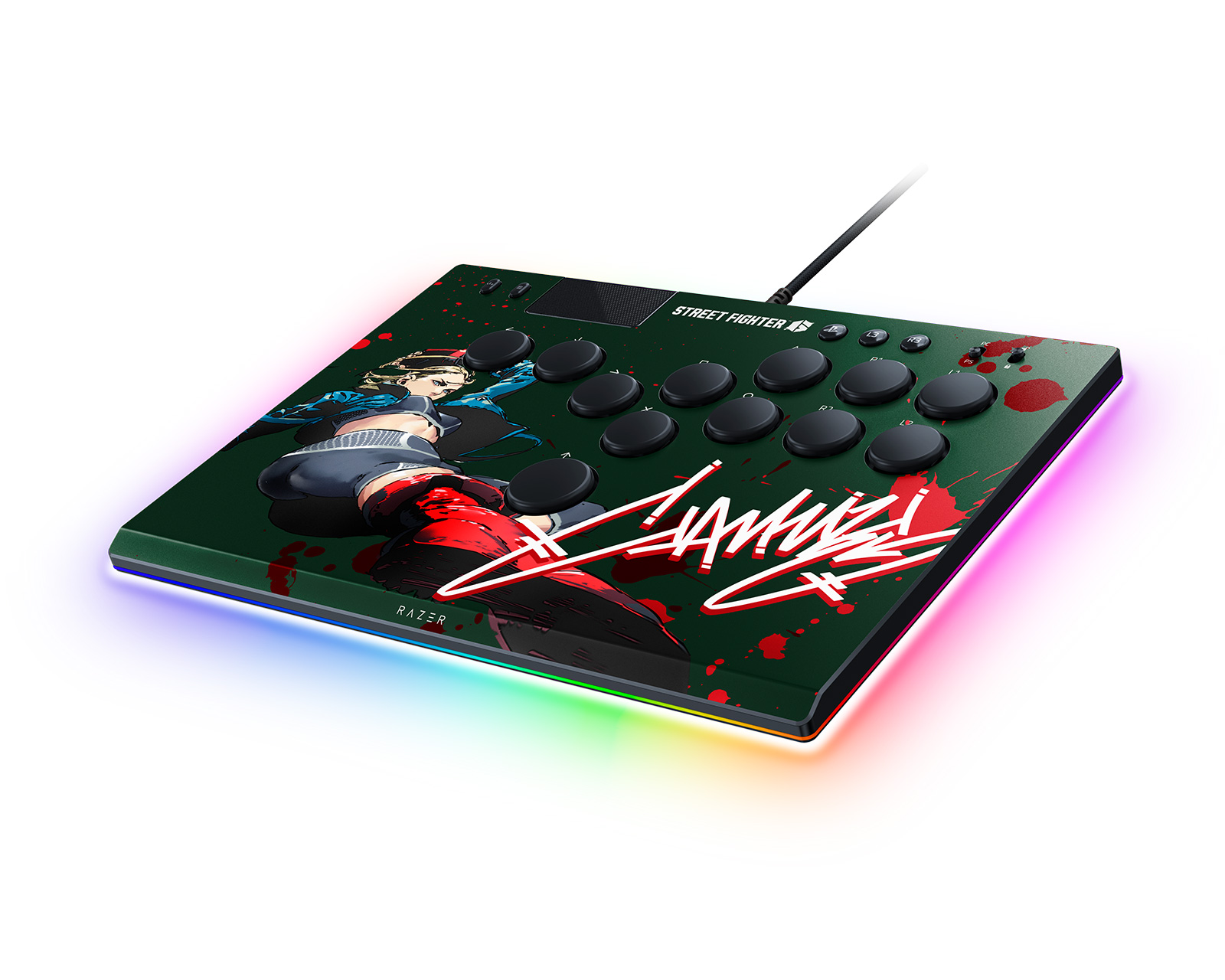 Razer Kitsune Arcade Controller PS5 & PC - SF6 Cammy Edition