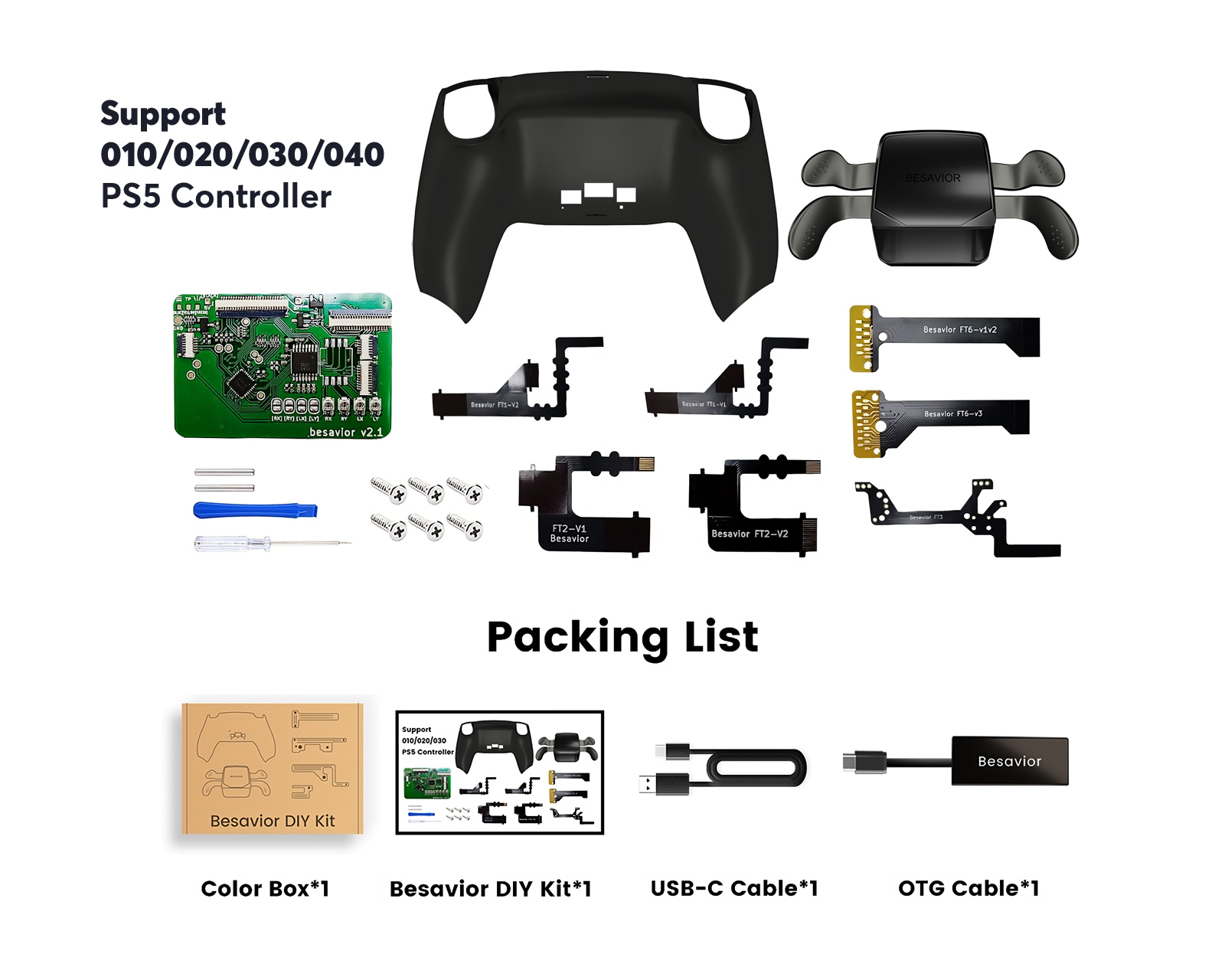 Beloader Besavior DIY Kit - PS5 Controller Mod - MaxGaming.com