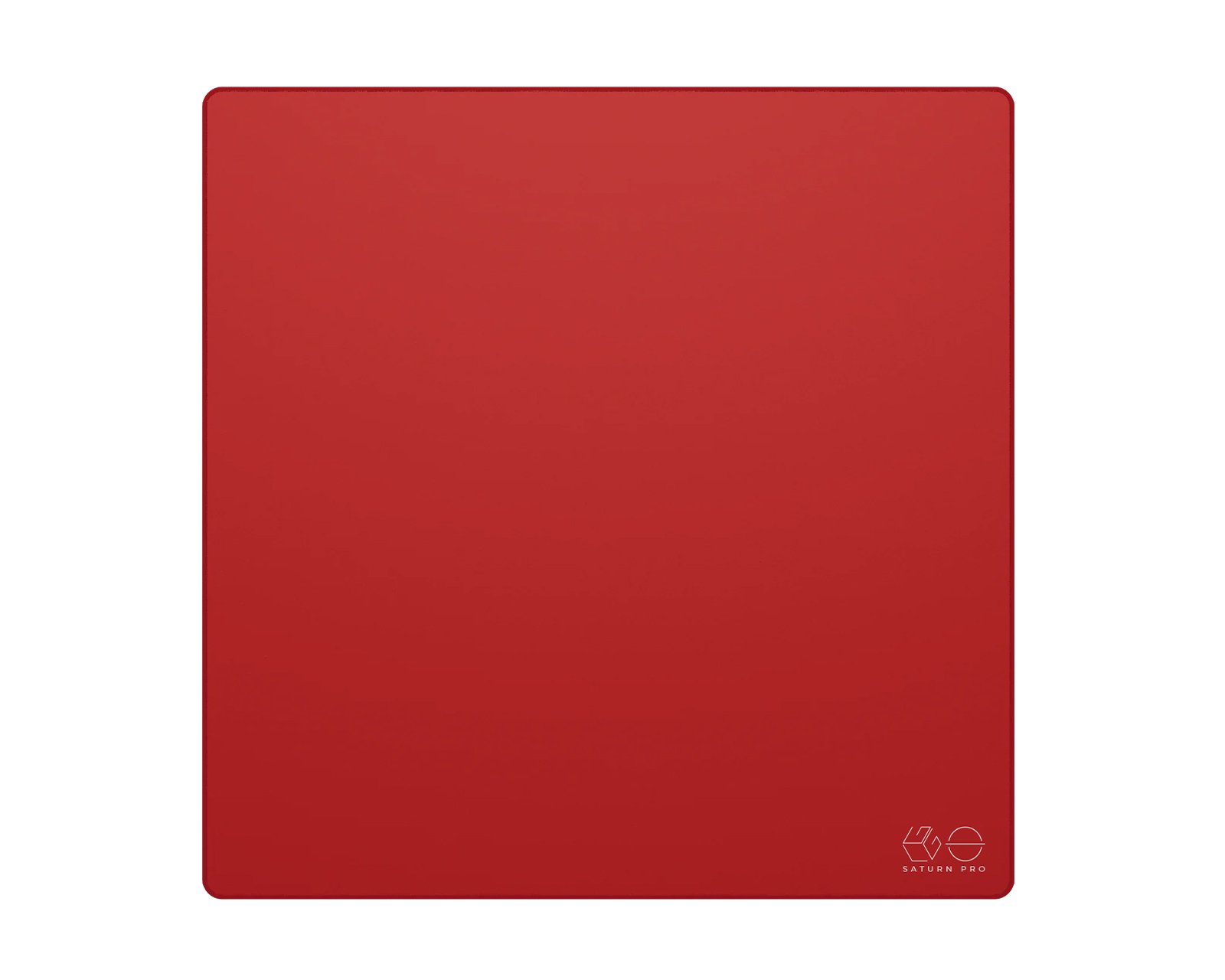 Lethal Gaming Gear Saturn PRO Gaming Mousepad - XL Square - Firm/Mid - Red