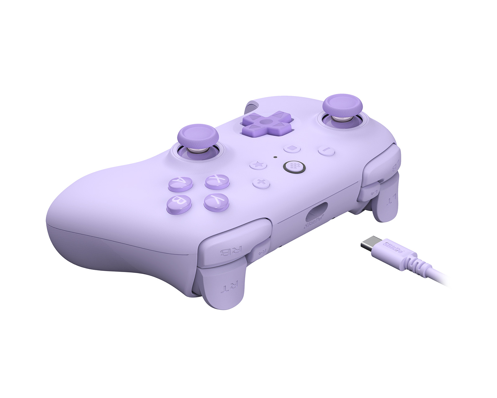 8Bitdo Ultimate 2C Wired Controller Hall Effect - Purple - MaxGaming.com