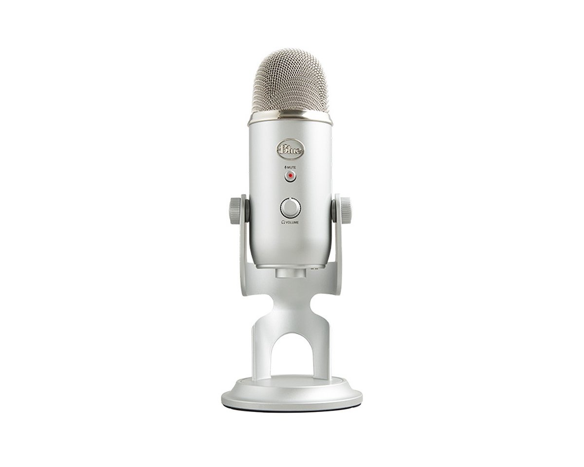 Blue Microphones Yeti USB Microphone - Silver - MaxGaming.com